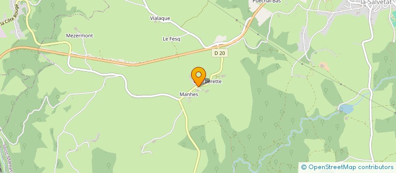 localisation de l'entreprise EARL GALES à SAINT-MAMET-LA-SALVETAT