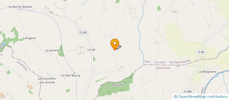 localisation de l'entreprise EARL GALLIER à VIRE-NORMANDIE