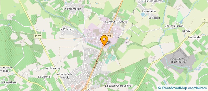 localisation de l'entreprise EARL GANICHAUD GILBERT ET FILS à MOUZILLON