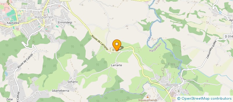 localisation de l'entreprise EARL GARAIKOETXEA à HASPARREN