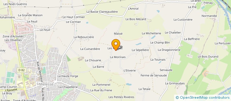localisation de l'entreprise EARL GAREL à MELESSE