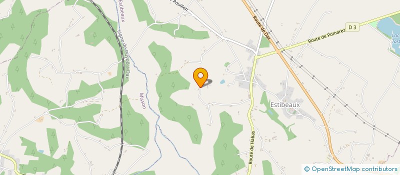 localisation de l'entreprise EARL GARESTE  ESTIBEAUX