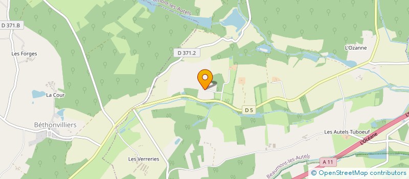 localisation de l'entreprise EARL GASNIER à LA CROIX-DU-PERCHE