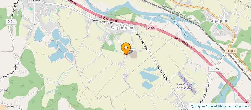 localisation de l'entreprise EARL GASSIE  SARPOURENX