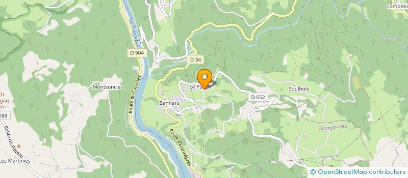 localisation de l'entreprise EARL GAUBERT OLIVIER  SAINT-AMANS-DES-COTS