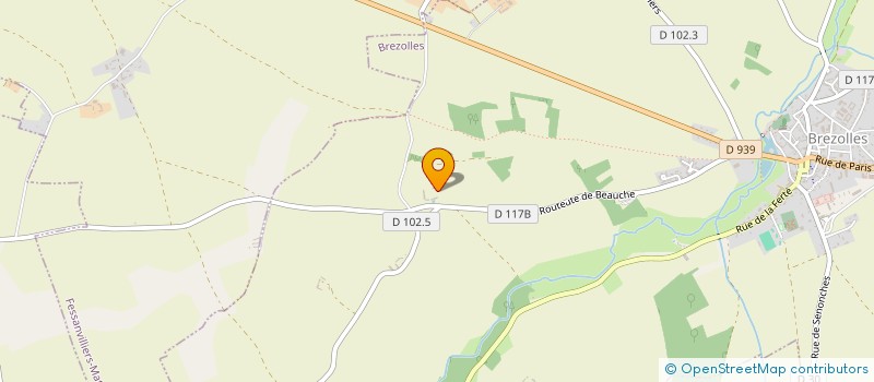 localisation de l'entreprise EARL GAULLIER-GASSE-MARGAT à BREZOLLES