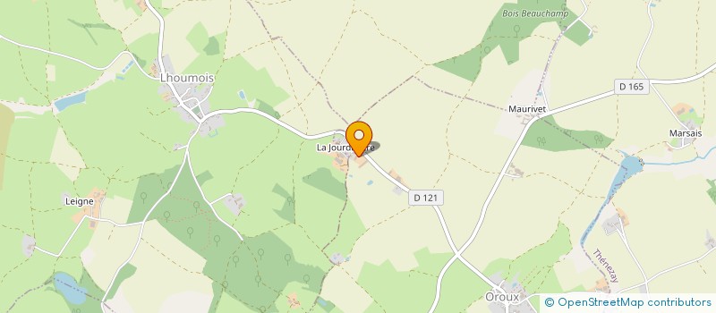 localisation de l'entreprise EARL GAULT  OROUX