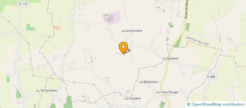 localisation de l'entreprise EARL GAULTIER à MORTAIN-BOCAGE