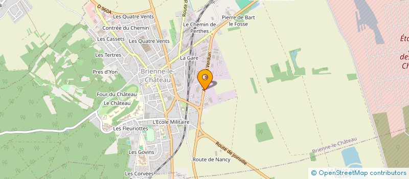 localisation de l'entreprise EARL GAUTHIER à BRIENNE-LE-CHATEAU