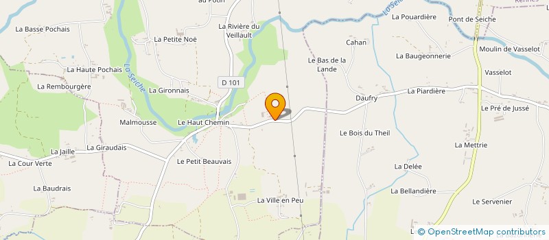 localisation de l'entreprise EARL GAUTHIER à NOUVOITOU