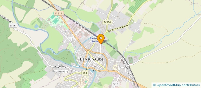localisation de l'entreprise EARL GAUTHIER DOMINIQUE à BAR-SUR-AUBE