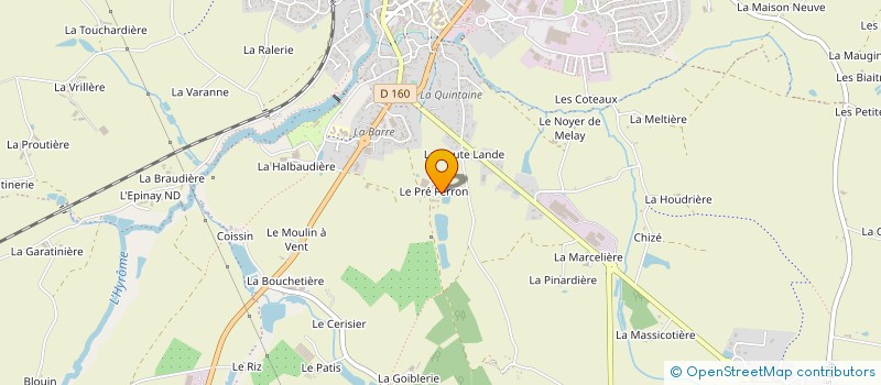 localisation de l'entreprise EARL GAUTHIER HENRI  CHEMILLE-EN-ANJOU