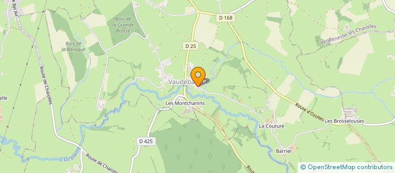 localisation de l'entreprise EARL GAUTHY à VAUDEBARRIER