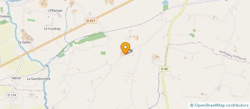localisation de l'entreprise EARL GAUTIER à ROMAGNY FONTENAY