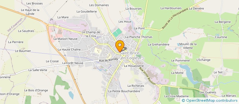 localisation de l'entreprise EARL GAUTONPIERRE à VAL-COUESNON
