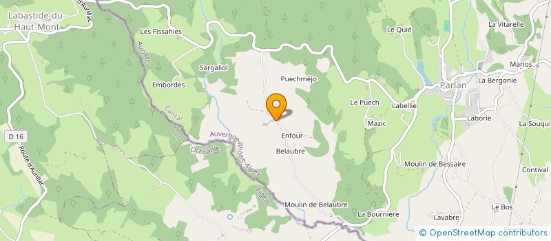 localisation de l'entreprise EARL GAUZINS à OMPS