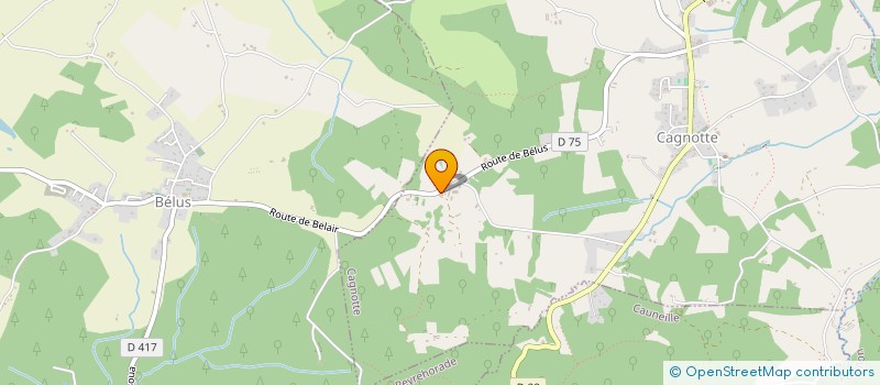 localisation de l'entreprise EARL GAVIPAUL à CAGNOTTE