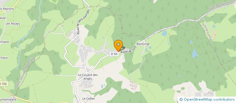 localisation de l'entreprise EARL GAYARD COMPOST ET EPANDAGE  BOISSET-SAINT-PRIEST