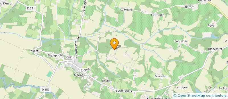 localisation de l'entreprise EARL GAYRIN à ARBLADE-LE-HAUT