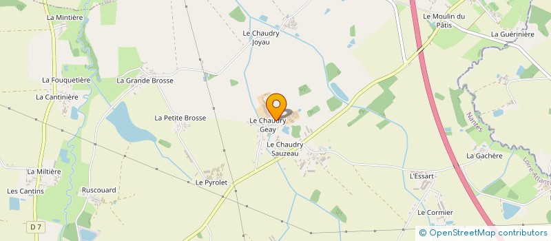 localisation de l'entreprise EARL GEAYLAP  VIEILLEVIGNE