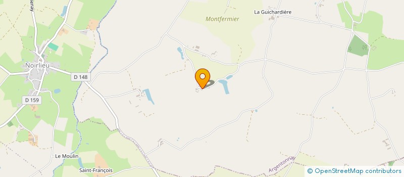 localisation de l'entreprise EARL GELLE à ARGENTONNAY