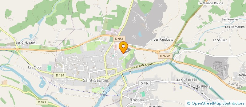 localisation de l'entreprise EARL GEN EPIS  THENAY