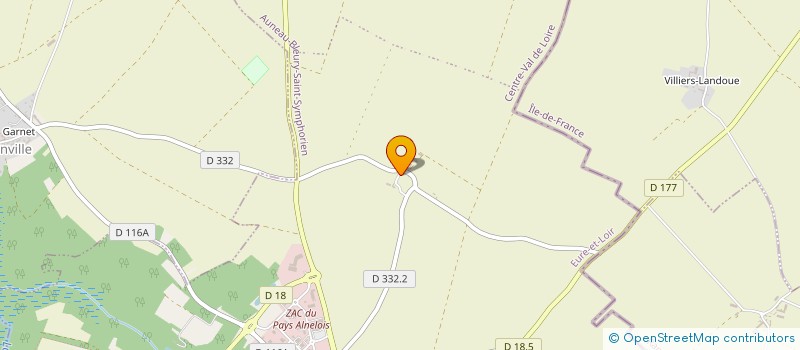 localisation de l'entreprise EARL GENET à AUNEAU-BLEURY-SAINT-SYMPHORIEN