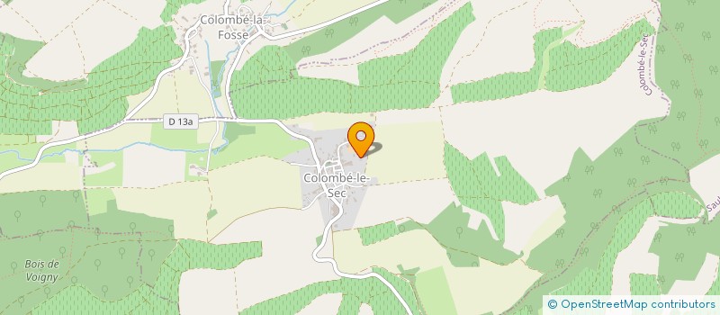 localisation de l'entreprise EARL GEOFFROY JACQUES  COLOMBE-LE-SEC