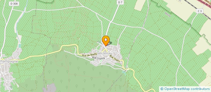 localisation de l'entreprise EARL  GEORGETON BARBIER  VERZENAY