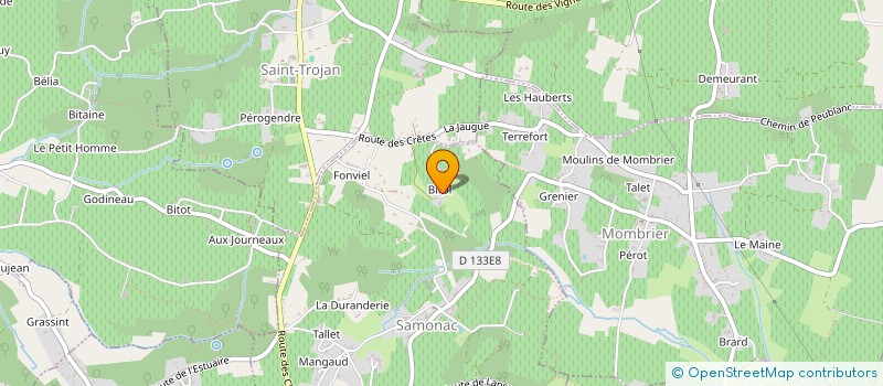 localisation de l'entreprise EARL GERARD ROY  SAMONAC