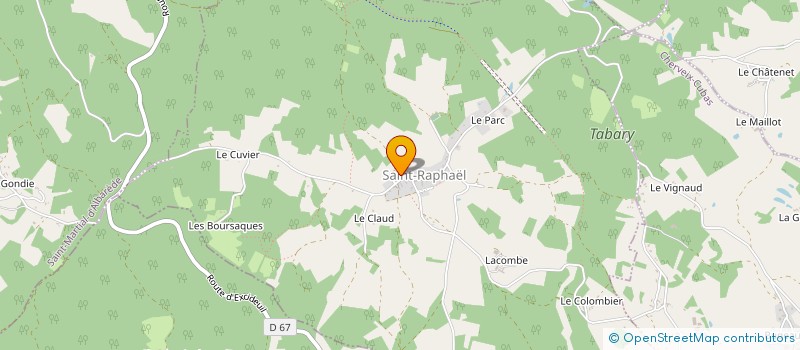 localisation de l'entreprise EARL GERAUD  SAINTE-TRIE