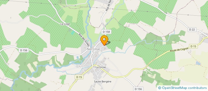 localisation de l'entreprise EARL GERGAUD à NERCILLAC