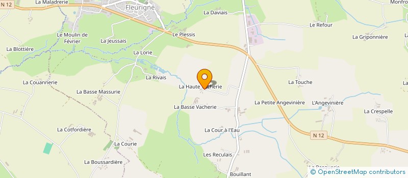 localisation de l'entreprise EARL GERVAIS à LA CHAPELLE FLEURIGNE