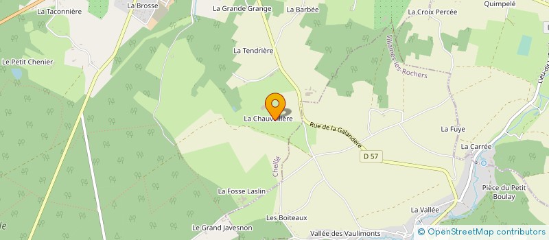 localisation de l'entreprise EARL GERVOIS JEAN MARIE à CHEILLE