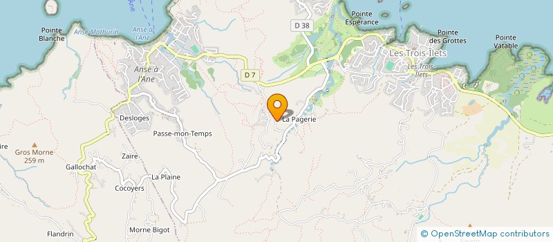 localisation de l'entreprise EARL GESTOZA à LES TROIS-ILETS