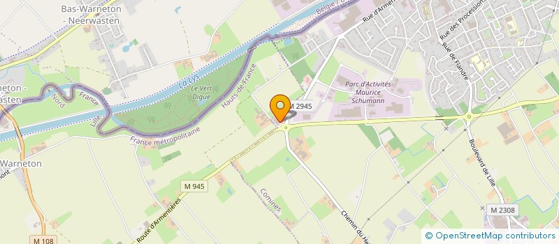 localisation de l'entreprise EARL GHESTEM à WARNETON