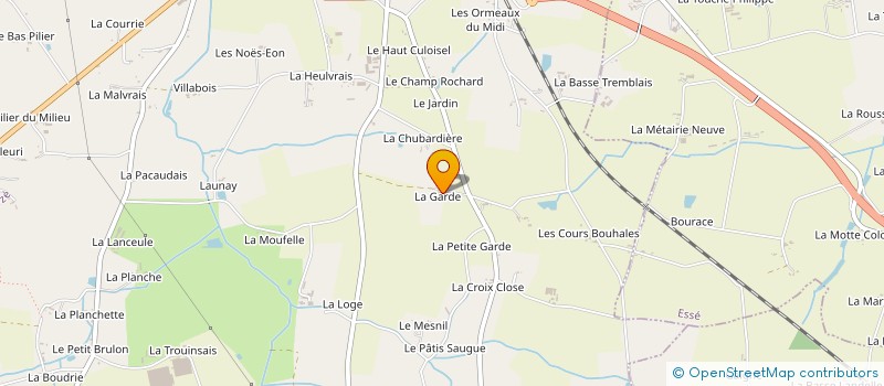 localisation de l'entreprise EARL GIBOIRE à PIRE-CHANCE