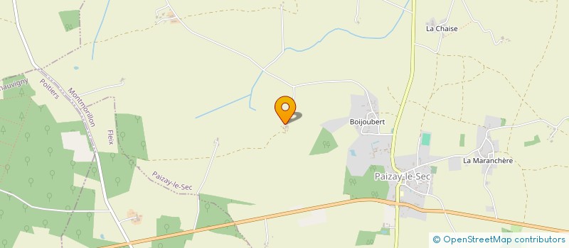 localisation de l'entreprise EARL GILLES LEBEAU  PAIZAY-LE-SEC