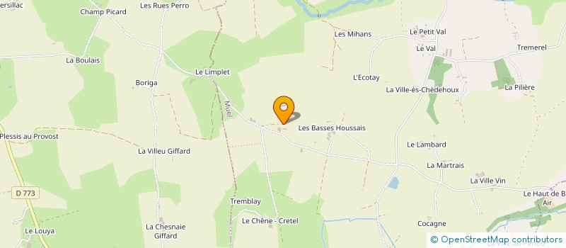 localisation de l'entreprise EARL GILLET  MUEL