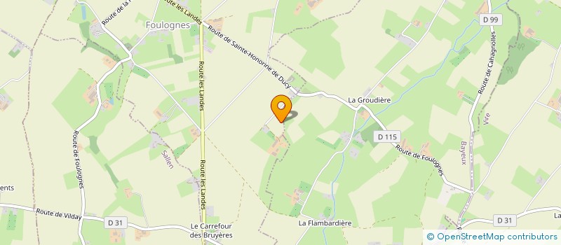localisation de l'entreprise EARL GILLETTE à FOULOGNES