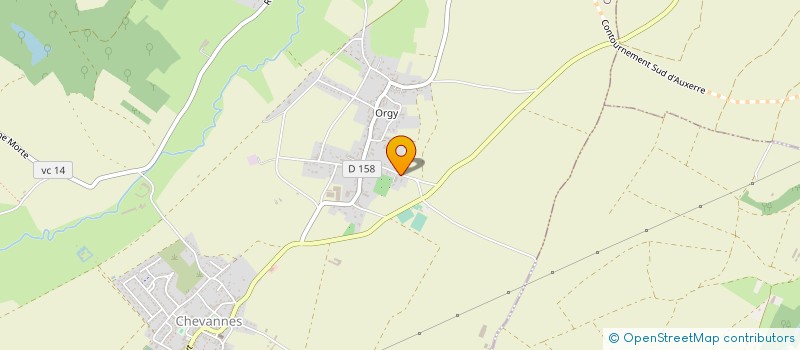 localisation de l'entreprise EARL GIRAULT à CHEVANNES