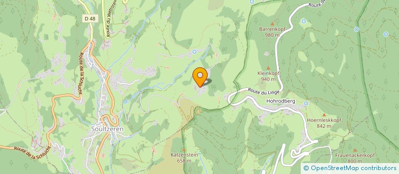 localisation de l'entreprise EARL GLASBORN  SOULTZEREN