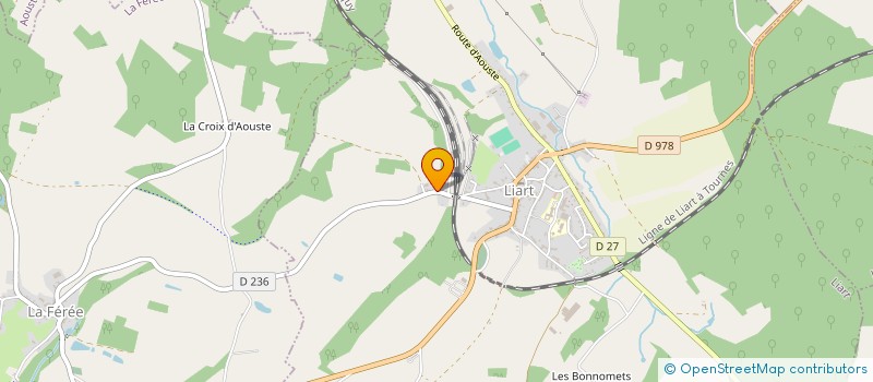 localisation de l'entreprise EARL GODFRIN  AOUSTE