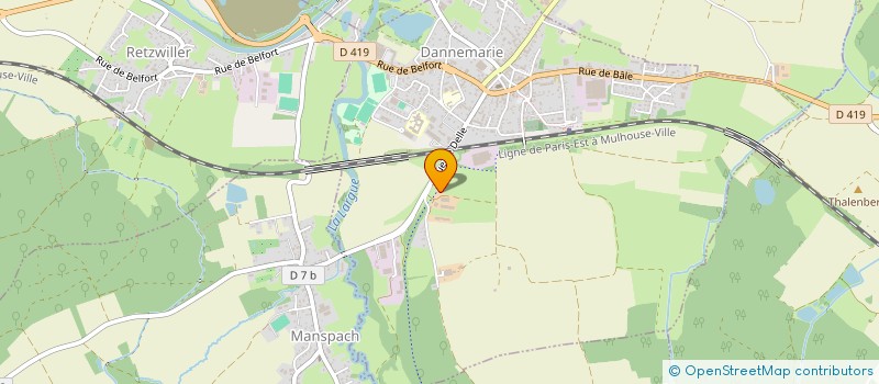 localisation de l'entreprise EARL GOLDSCHMIDT à DANNEMARIE