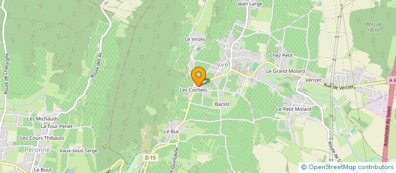 localisation de l'entreprise EARL GONDARD PIERRE à VIRE