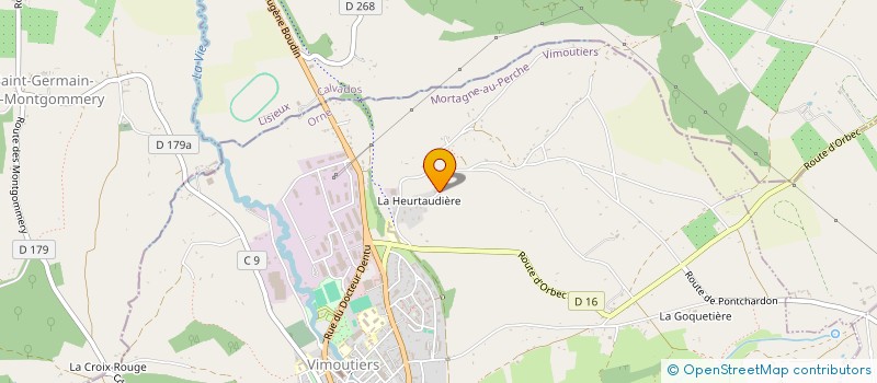localisation de l'entreprise EARL GOUPIL à CAMEMBERT