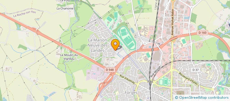 localisation de l'entreprise EARL GOURAUD à ROCHE SUR YON (LA)