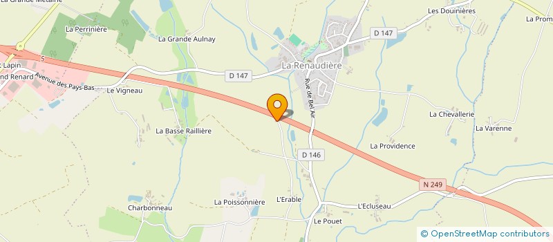 localisation de l'entreprise EARL GOURDON  SEVREMOINE