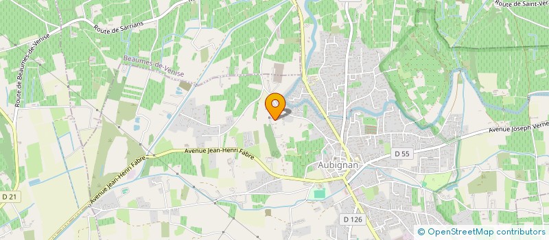 localisation de l'entreprise EARL GOURJON  AUBIGNAN