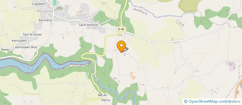 localisation de l'entreprise EARL GOURVIL JEAN-MARC  PLOUEZOC'H